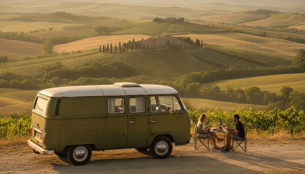 partez à la découverte de la toscane en camping-car avec notre itinéraire de 2 semaines, alliant paysages magnifiques, villages pittoresques et gastronomie locale pour un road trip inoubliable.