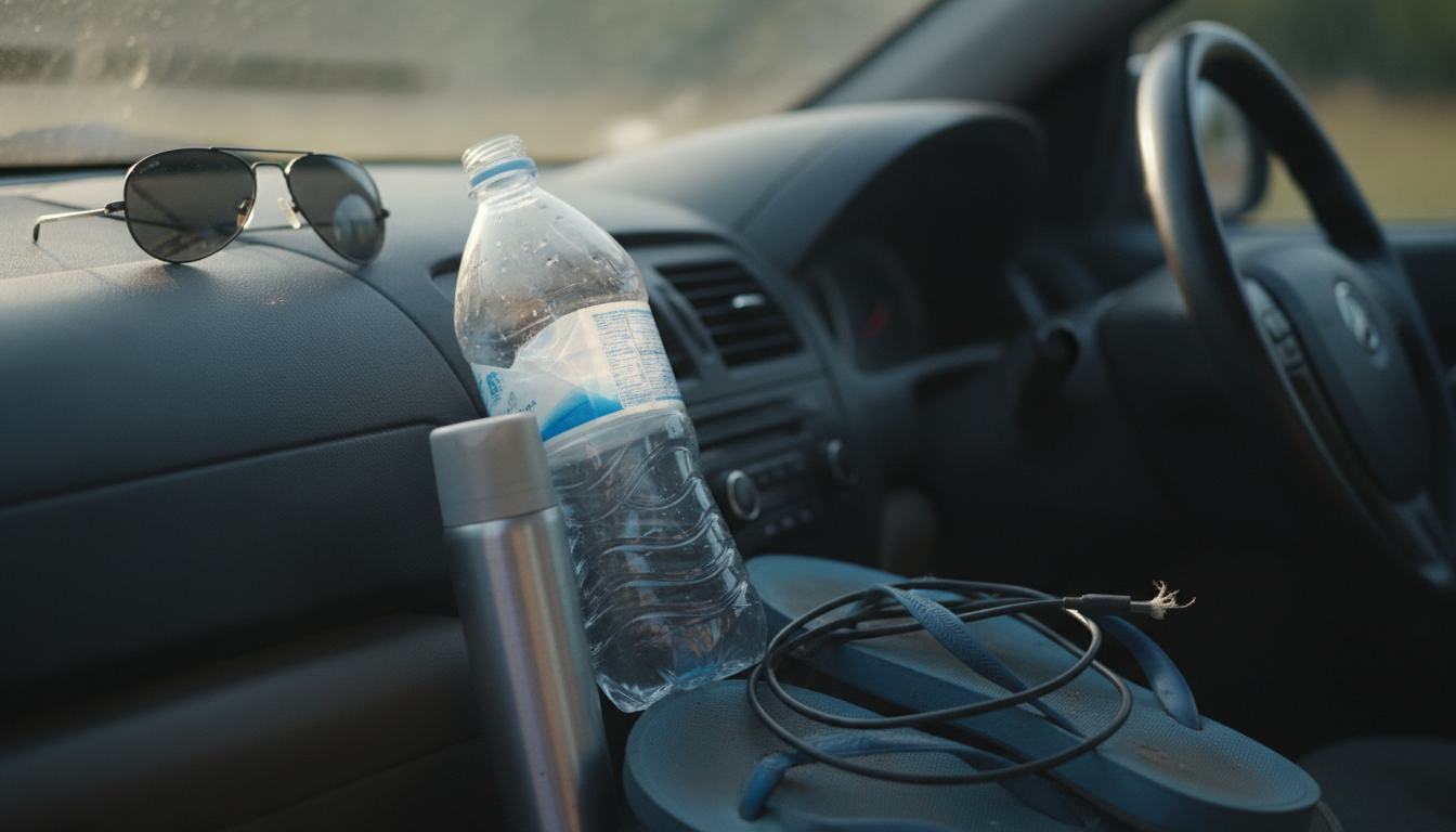découvrez les objets à éviter absolument dans votre voiture pendant l'été pour garantir votre sécurité et préserver l'intérieur de votre véhicule des fortes chaleurs.